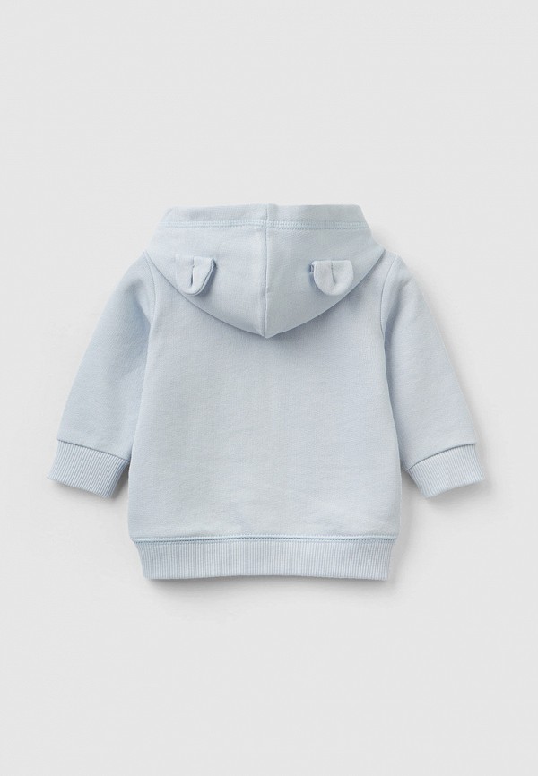 Толстовка United Colors of Benetton голубой, размер 74, фото 2