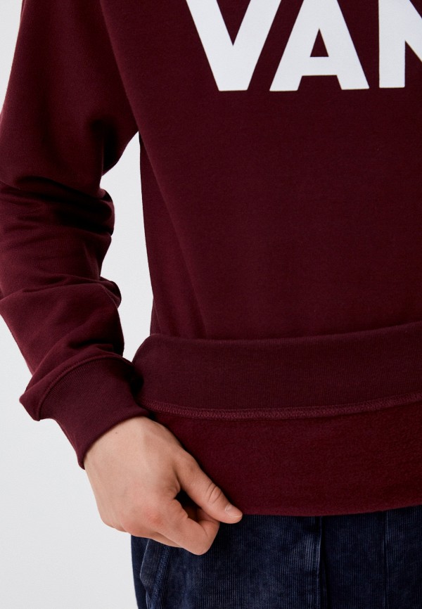 Свитшот Vans бордовый, размер 50, фото 4