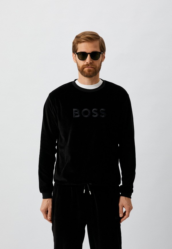 

Свитшот Boss, Черный, Velour Sweatshirt