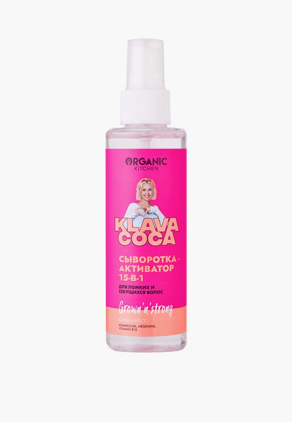 

Сыворотка для волос Organic Kitchen, Прозрачный, для ломких и секущихся волос