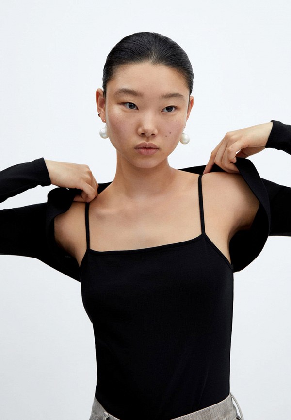 Болеро и топ Mango черный, размер 48, фото 4