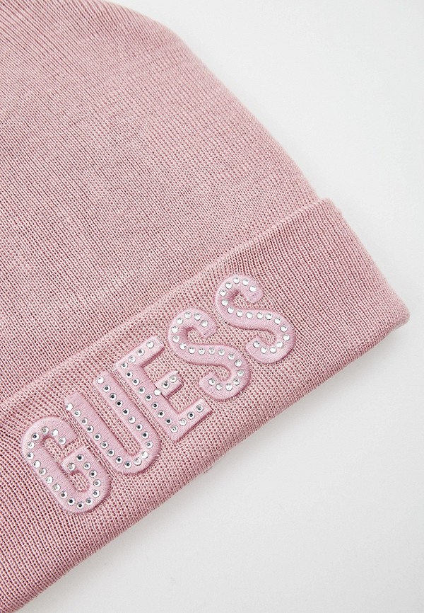 Шапка Guess розовый, размер 54, фото 3