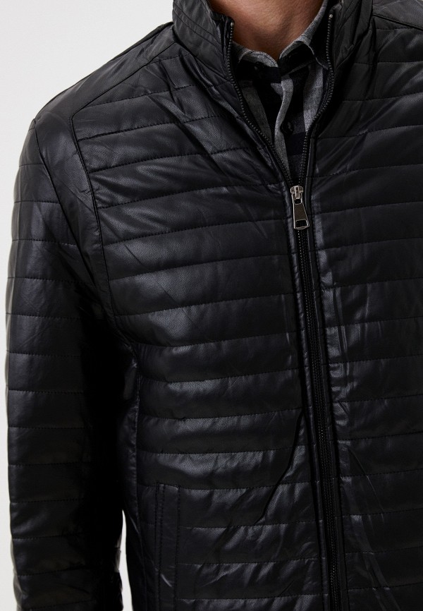 фото Куртка кожаная утепленная snow airwolf