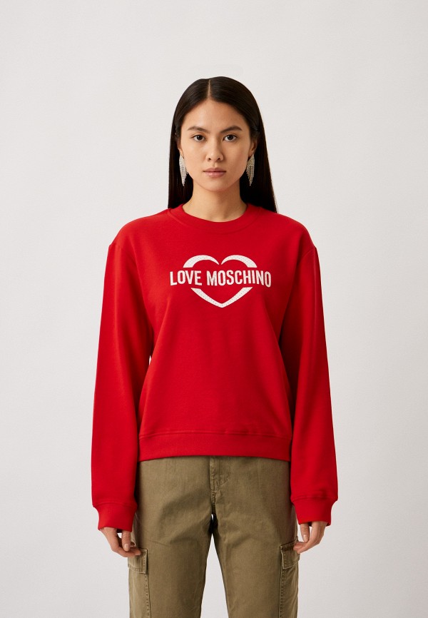 

Свитшот Love Moschino, Красный