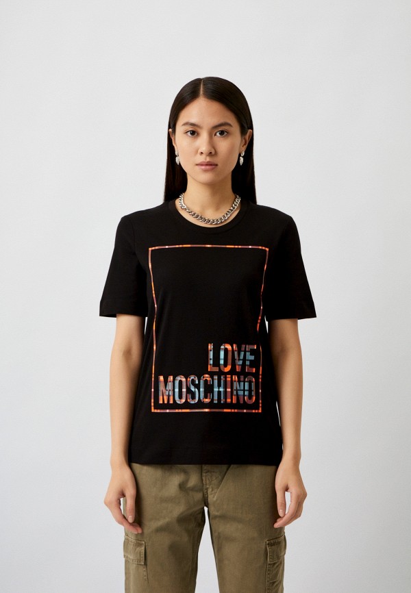 

Футболка Love Moschino, Черный