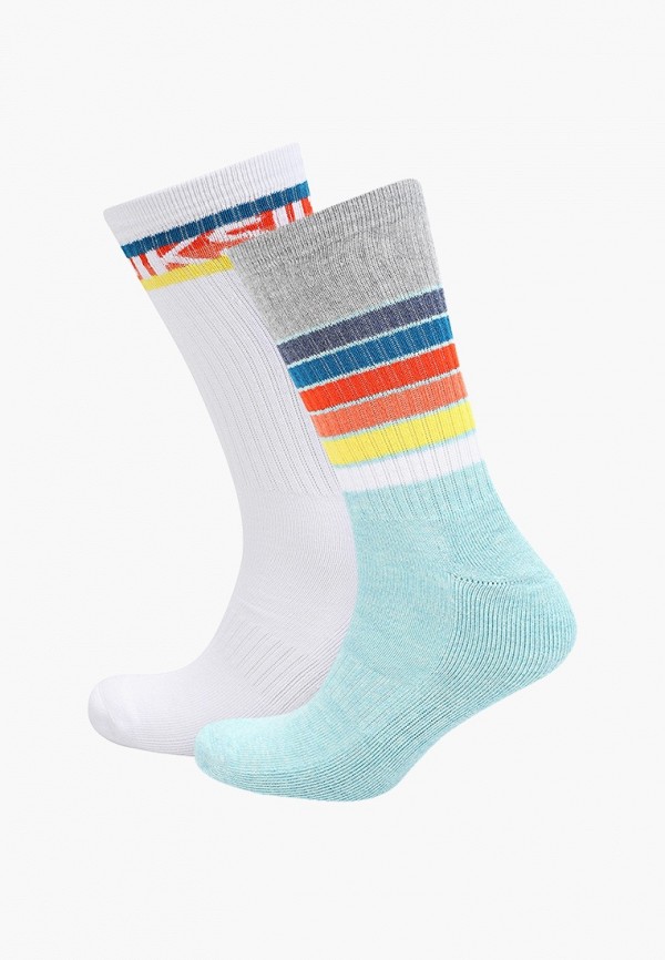 

Носки 2 пары Quiksilver, Разноцветный, QK 2PK CREW ESW SOCK BFG0
