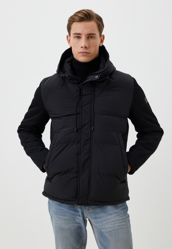 Куртка утепленная Berna черного цвета