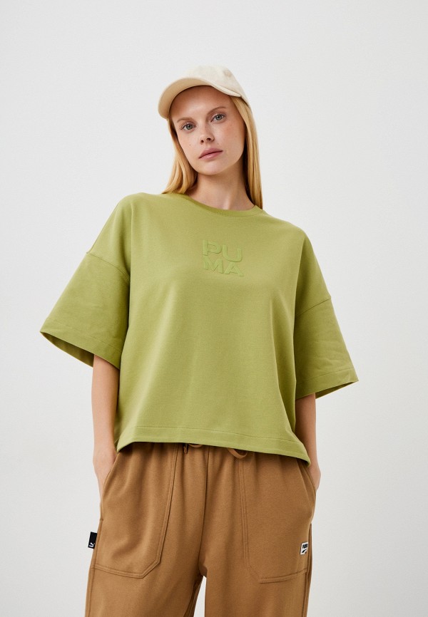 

Футболка PUMA, Зеленый, INFUSE Relaxed Tee Kiwi Green