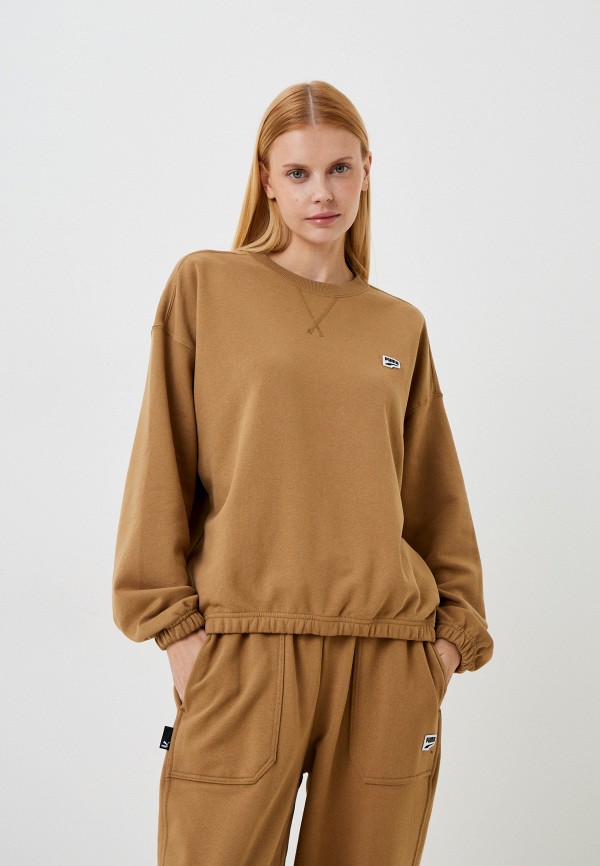 Свитшот PUMA DOWNTOWN Oversized Crew Toasted downtown crew