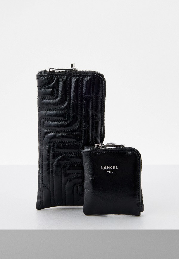 

Чехол для телефона и кошелек Lancel, Черный, MIDI-MINUIT
