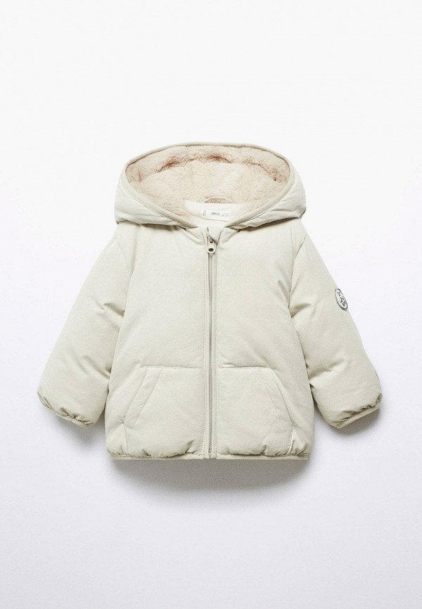 

Куртка утепленная Mango Kids, Бежевый, JORDI