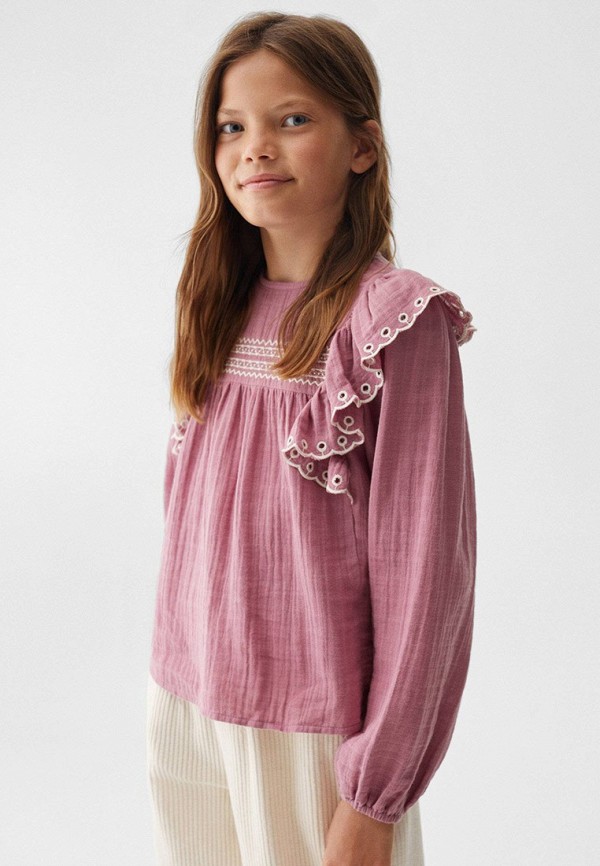 

Блуза Mango Kids, Розовый, LULA