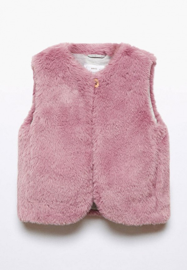 

Жилет утепленный Mango Kids, Розовый, MORA