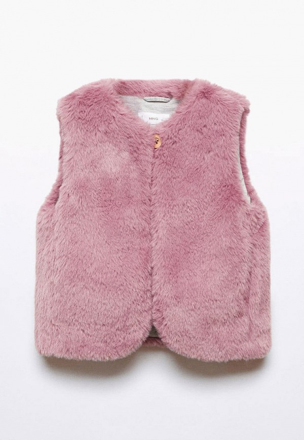 

Жилет утепленный Mango Kids, Розовый, MORA