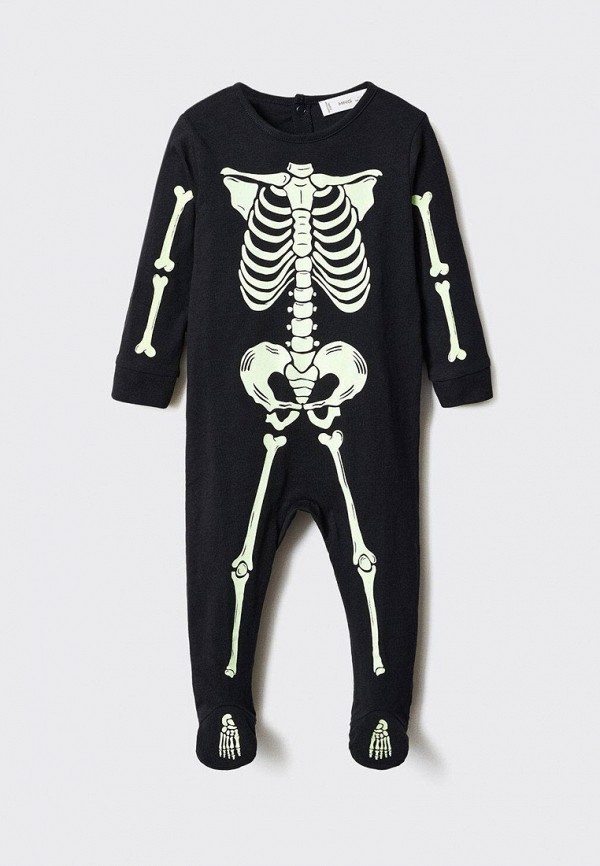 

Пижама Mango Kids, Черный, BONESNB