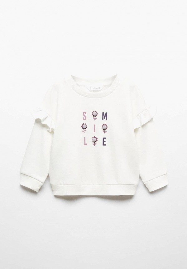 

Свитшот Mango Kids, Белый, BLOOM