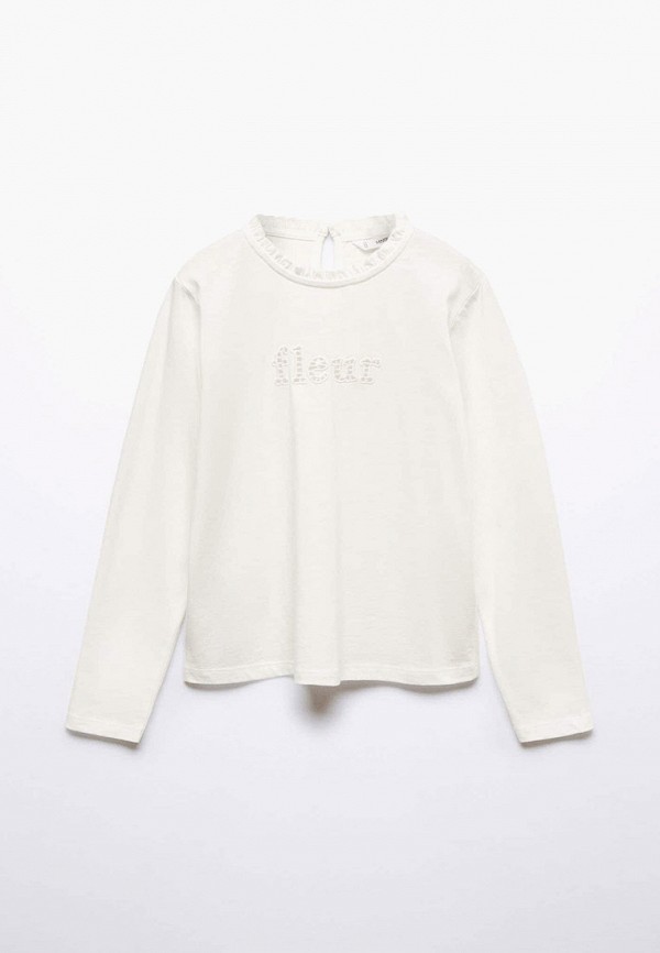 

Лонгслив Mango Kids, Белый, ETOILE