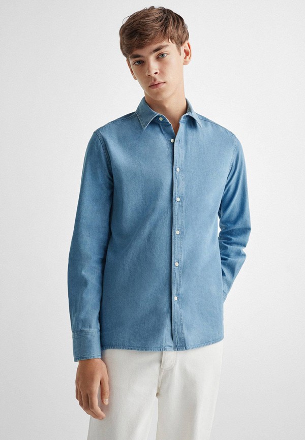 фото Рубашка джинсовая mango kids