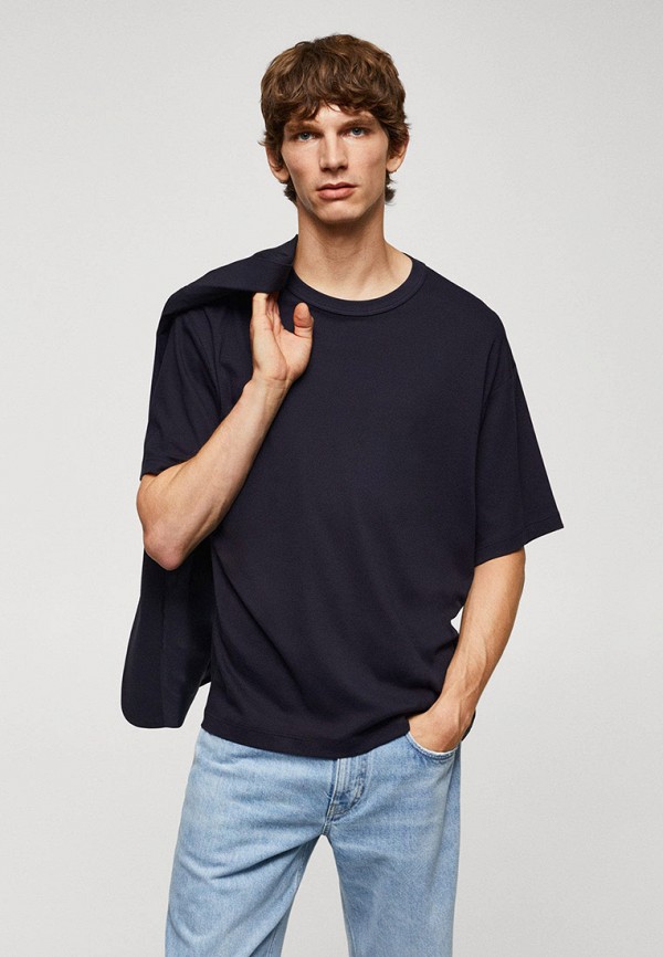 

Футболка Mango Man, Синий, BOXY