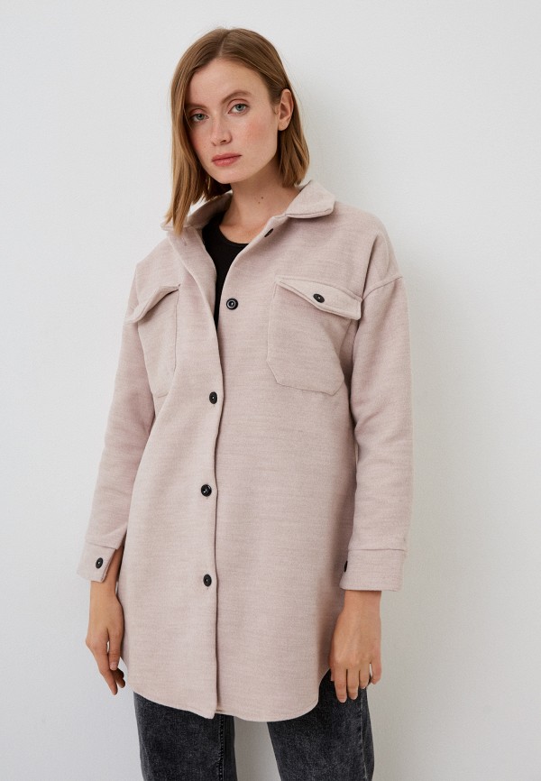 Пальто Pink Frost бежевого цвета