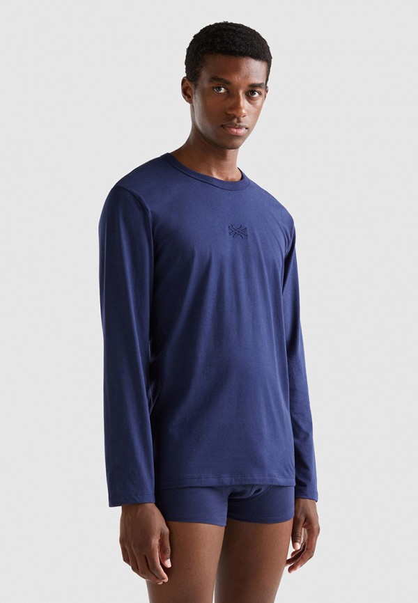 

Лонгслив домашний United Colors of Benetton, Синий