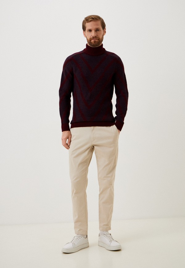 Свитер Rushbay бордовый, размер 48, фото 2