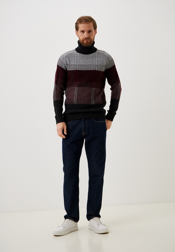 Свитер Rushbay бордовый, размер 48, фото 2