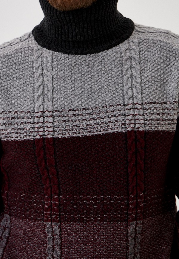 Свитер Rushbay бордовый, размер 48, фото 4