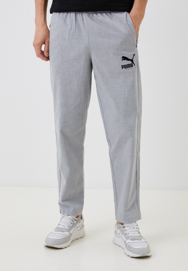 

Брюки PUMA, Серый, LUXE SPORT T7 Straight Leg Pants Light G
