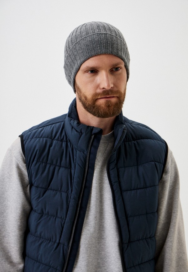 Шапка Sisley серый, размер L, фото 3