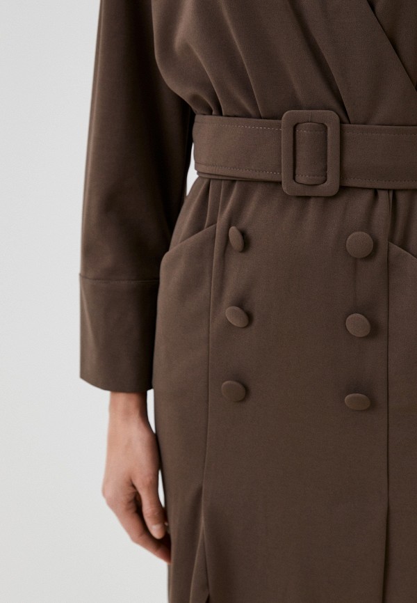 Платье Dansanti коричневый, размер 48, фото 4