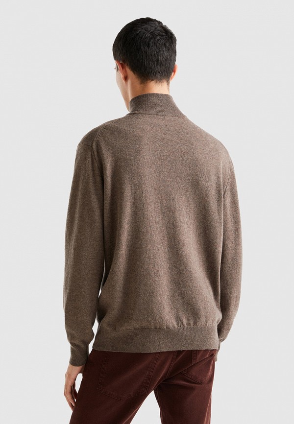 Джемпер United Colors of Benetton коричневый, размер 44, фото 3