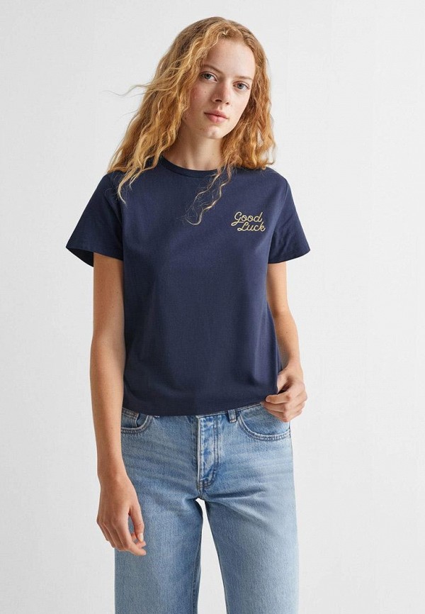 

Футболка Mango Kids, Синий, GOOD