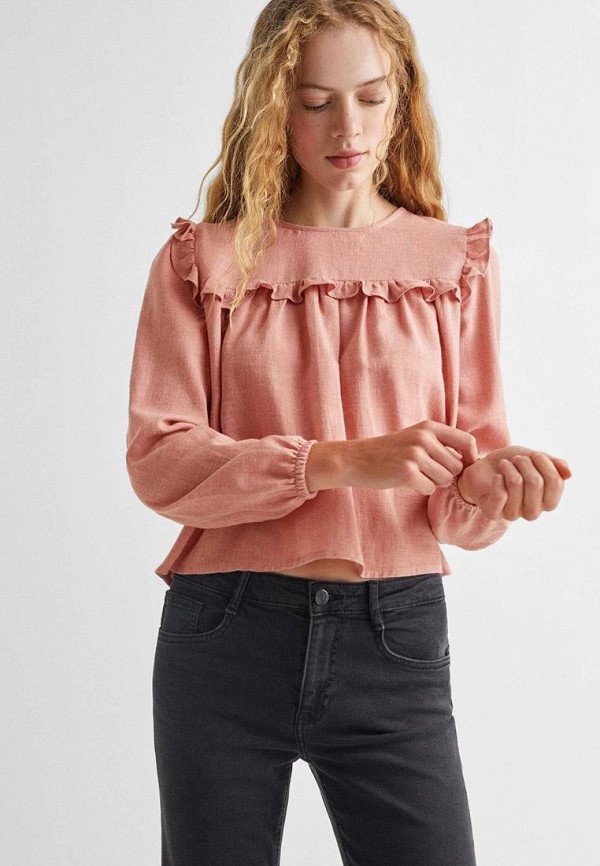 

Блуза Mango Kids, Розовый, PINK
