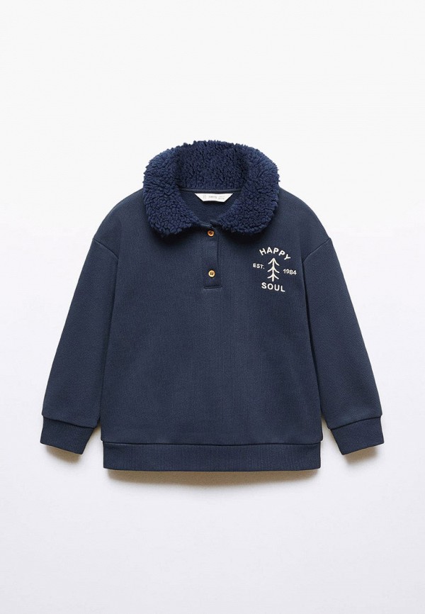 

Свитшот Mango Kids, Синий, SOUL
