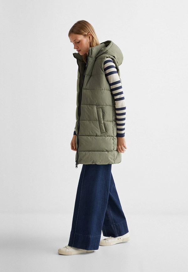 фото Жилет утепленный mango kids