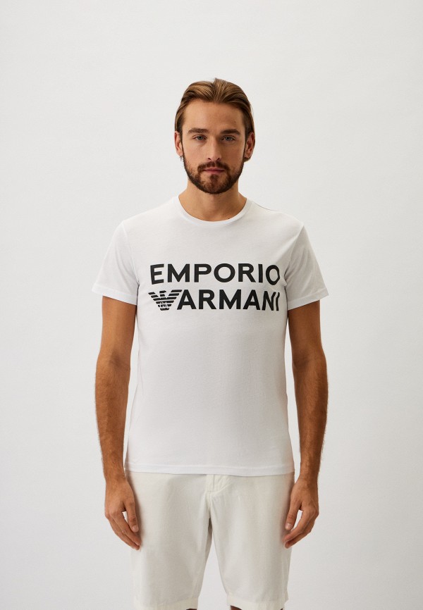 Футболка Emporio Armani белого цвета