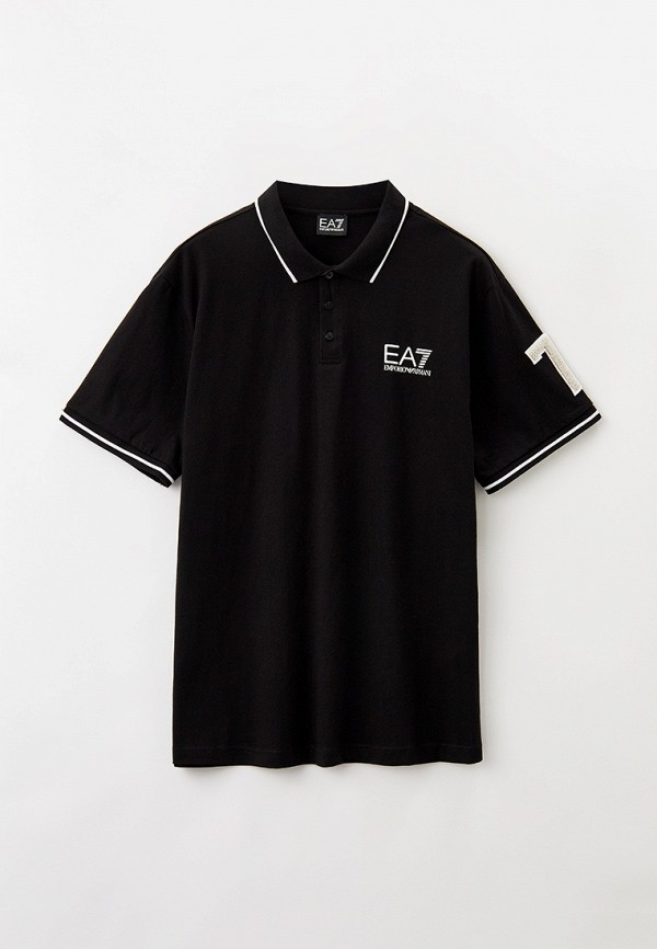 

Поло EA7, Черный