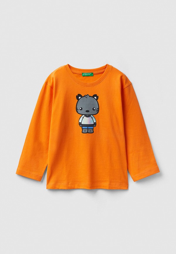 

Лонгслив United Colors of Benetton, Оранжевый