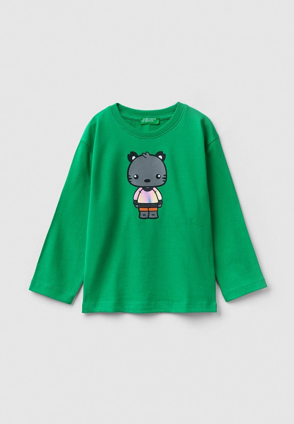 

Лонгслив United Colors of Benetton, Зеленый