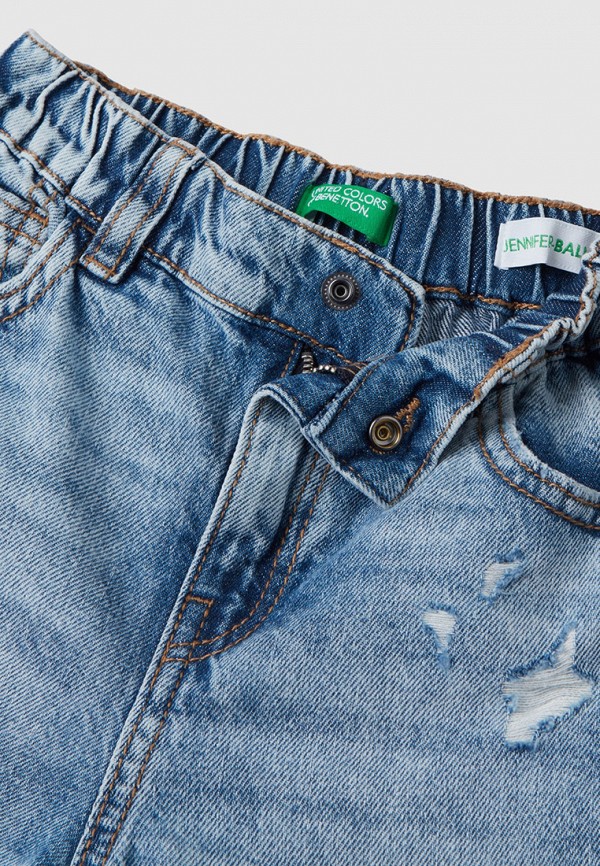 Джинсы United Colors of Benetton голубой, размер 82, фото 3