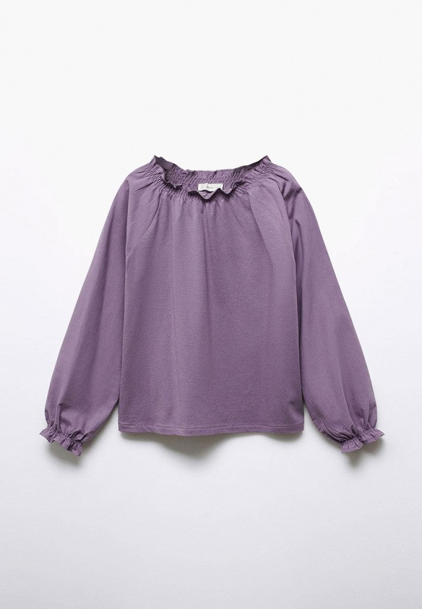 

Блуза Mango Kids, Фиолетовый, SMOCKY