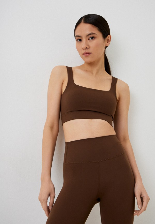 

Топ спортивный Nux, Коричневый, Willow Snap Bra