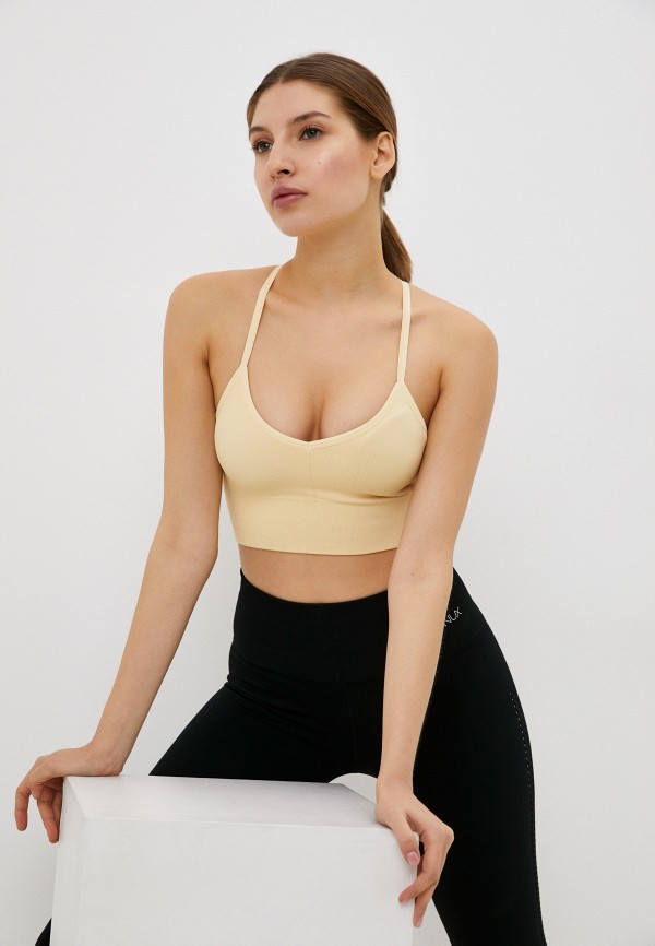 

Топ спортивный Nux, Бежевый, One By One Bra