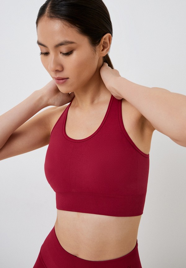 

Топ спортивный Nux, Бордовый, One By One Scoop Bra