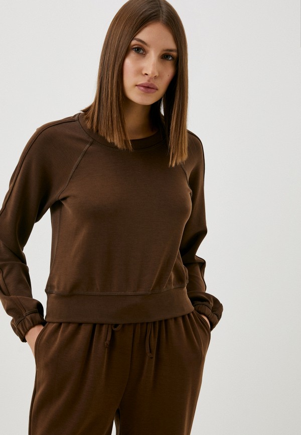

Свитшот Nux, Коричневый, Marcie Sleek Long Sleeve
