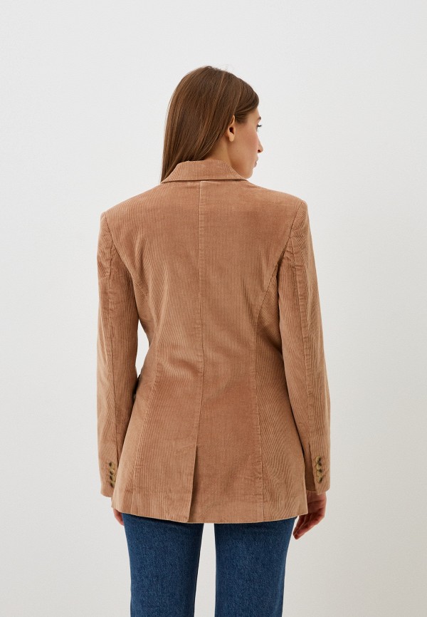 Жакет United Colors of Benetton коричневый, размер 40, фото 3