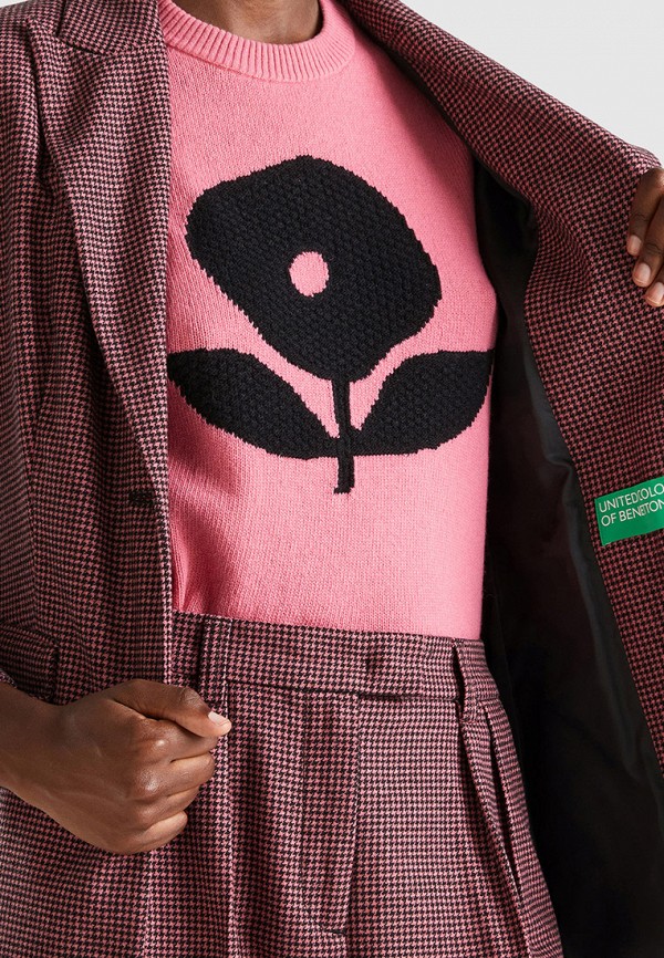 Жакет United Colors of Benetton фуксия, размер 44, фото 4