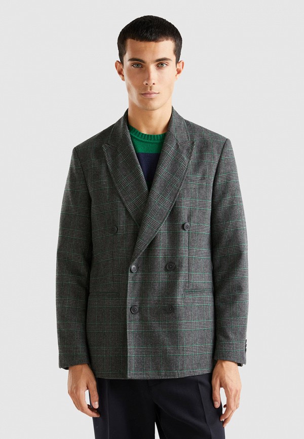 

Пиджак United Colors of Benetton, Серый