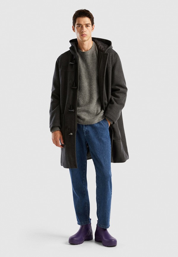 Пальто United Colors of Benetton серый, размер 46, фото 3